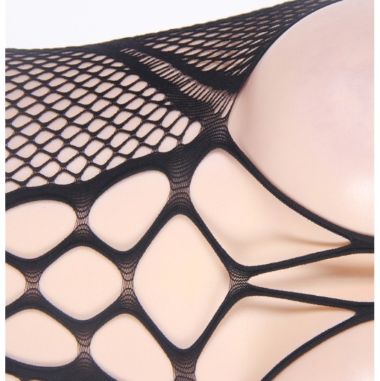 Queen Lingerie APAKLS UN ATVĒRTS MUGURĒJUMS BODYSTOCKING SL