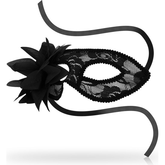 Ohmama Masks OHMAMA - MASKS BLACK LACE AND FLOWER MASKS