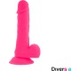 Diversia LANKSUS VIBRACINĖ Dildo 20,5 CM - ROZINĖ