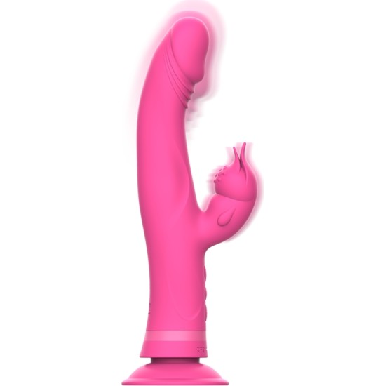 Intense Fun INTENSE - JULIO VIBRATOR RABBIT SILICONE rozā