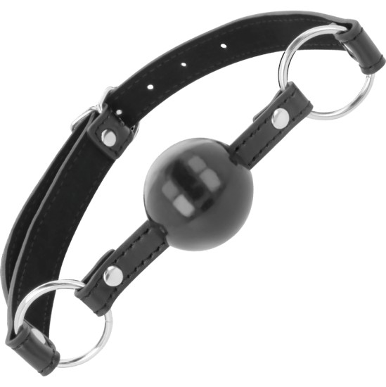 Darkness Bondage TUMŠUMS - MELNĀ BALL GAG