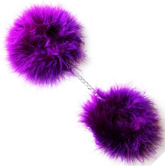 Secretplay 100% Fetish SECRETPLAY - PURPLE MARABOU HANDCUFFS