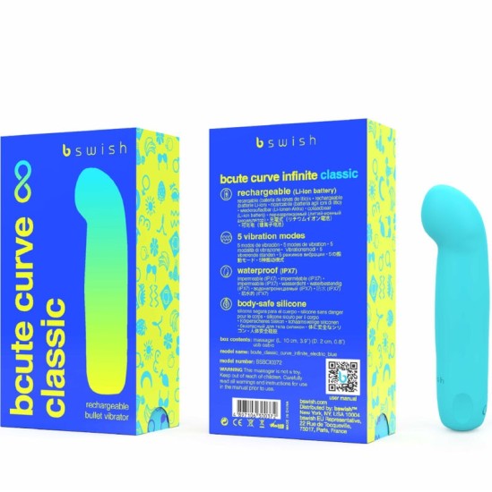 B Swish BCUTE CURVE INFINITE CLASSIC CLASSIC SILICONE TAASLAADEV VIBRATOR ELEKTRISININE