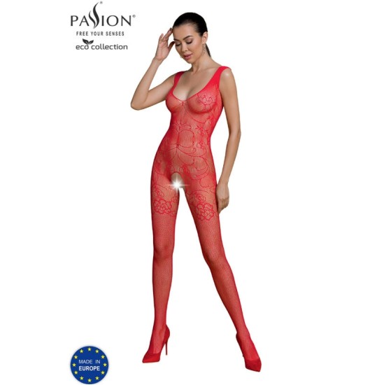 Passion Woman Bodystockings PASSION - EKO KOLEKCIJA BODYSTOCKING ECO BS012 RED