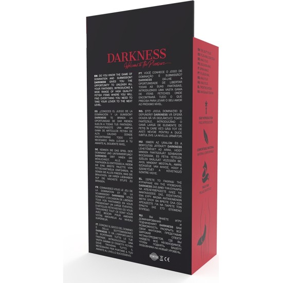 Darkness Anal DARKNESS – SILIKONINIS ANALINIS KAIŠTUKAS SU BALTA uodega