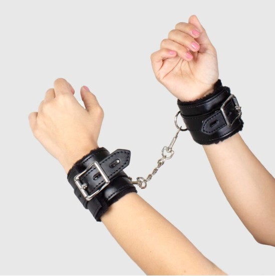 Secretplay 100% Fetish SECRETPLAY - BLACK BONDAGE HANDCUFFS BDSM COLLECTION