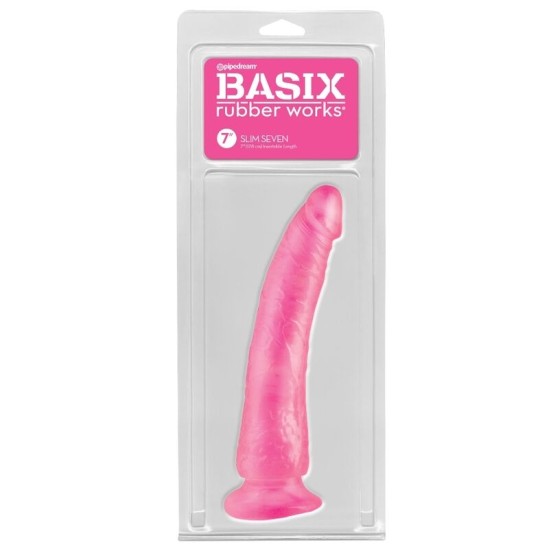 Basix GUMINIS DARBAS SLIM 19 CM ROZINĖS