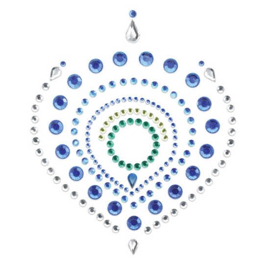 Bijoux Jewelry BIJOUX INDISCRETS FLAMBOYANT BLUE&GREEN