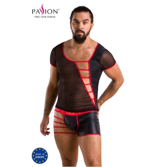 Passion Men PASSION - 055 SET MARK BLACK L/XL