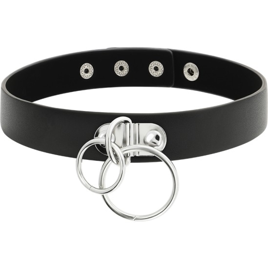 Coquette Accessories COQUETTE CHIC DESIRE - DVIGUBAS ŽIEDAS VEGAN ODINIS CHOKER