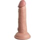 King Cock ELITE - REALISTIC DILDO VIBRATING & SILICONE 15.2 CM