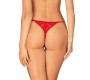 Obsessive Panties & Thong Obsessive - INGRIDIA CROTCHLESS THONG sarkans XS/S