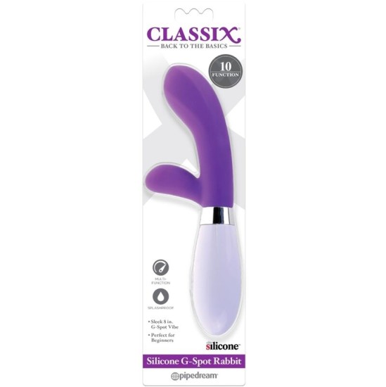 Classix КРОЛИК ВИБРАТОР G-SPOT ФИОЛЕТОВЫЙ СИЛИКОН