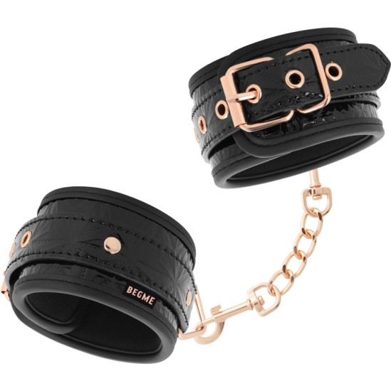 Begme Black Edition BEGME - BLACK EDITION PREMIUM HANDCUFFS WITH NEOPRENE LINING