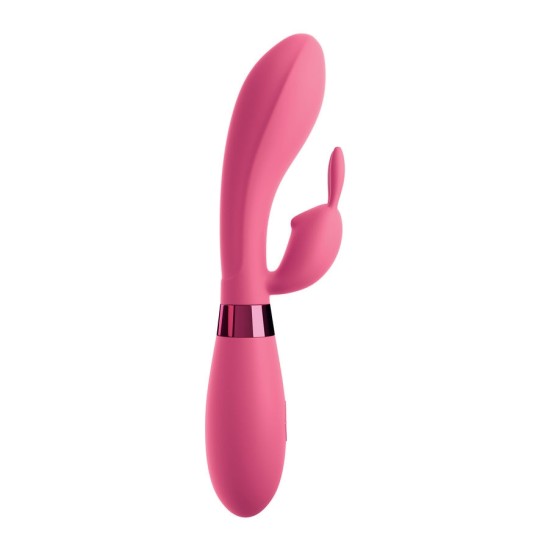 OMG SELFIE SILICONE VIBRATOR RABIT ROOSA