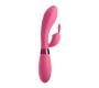 OMG SELFIE SILICONE VIBRATOR RABBIT rozā