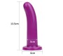 Lovetoy Stimulator Holy Dong 5.5 Liquid Silicone Purple