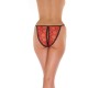 Amorable Rimba Open Brief Red and Black One Size