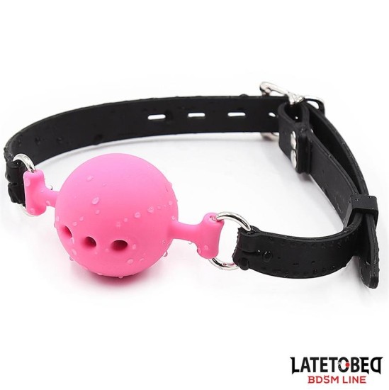 Latetobed Bdsm Line Breathable Silicone Ball Gag S - 4 cm