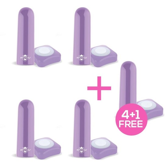 Action Pack 4+1 Dhalia S?per Vibrating Bullet Remote Control Hight-Powered