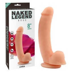 Chisa Dildo Boss 20.5 x 4.1 cm Silicone Flesh