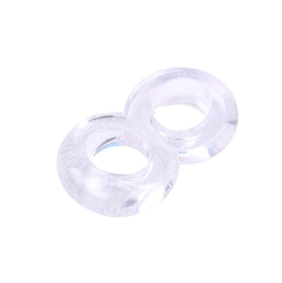 Chisa Duo Cock 8 Ball Ring-clear