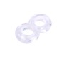 Chisa Duo Cock 8 Ball Ring-clear