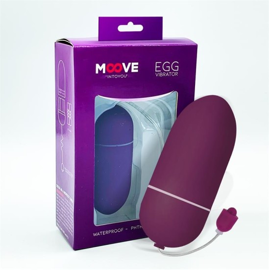 Moove Vibrating Egg 10 Functions Dark Purple