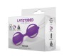 Latetobed Misha Double Kegel Balls Silicone Purple