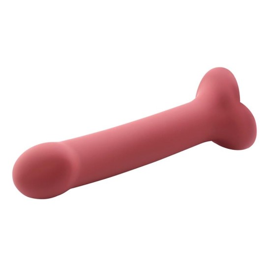 Action Bouncy Liquid Silikona Dildo Hiper Flexible 6,5 - 16,5 cm Izmērs S Burgundy