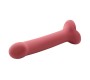 Action Bouncy Liquid Silikona Dildo Hiper Flexible 6,5 - 16,5 cm Izmērs S Burgundy