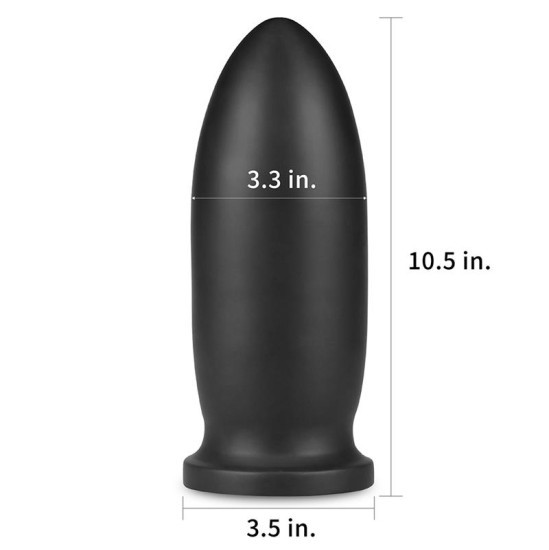 Lovetoy Dildo King Sized Anal Bomber 9 Black