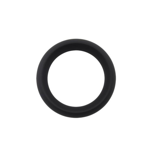 Chisa Infinity Silicone Ring L Black