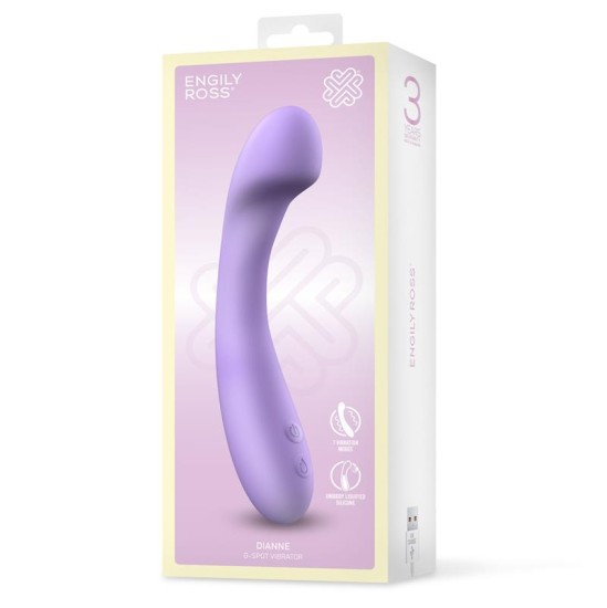 Engily Ross Dianne Vibe Гибкий USB-накопитель с жидким силиконом для точки G Unibody