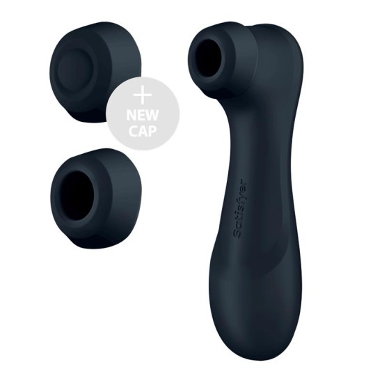 Satisfyer Pro 2 Gen 3 šķidrā gaisa tehnoloģijas sūkšanas un vibrācijas lietotne Connect Black