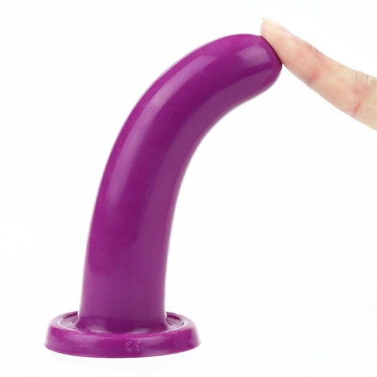 Lovetoy Stimulator Holy Dong 5.5 Liquid Silicone Purple