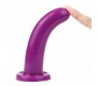 Lovetoy Stimulator Holy Dong 5.5 Liquid Silicone Purple