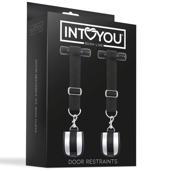 Intoyou Bdsm Line Комплект дверных ограничителей с регулируемыми и съемными манжетами