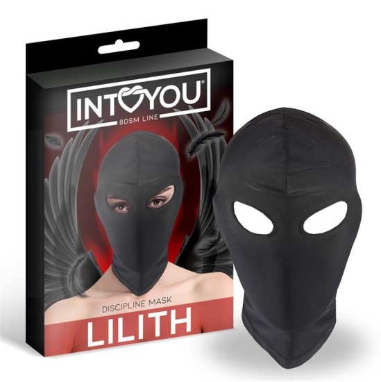 Intoyou Bdsm Line Lilitas inkognito maska ar atvērumu acīs, melna