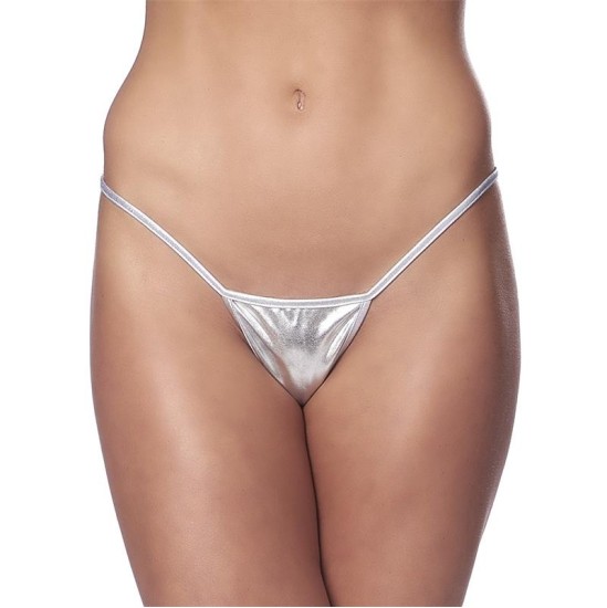 Amorable Micro Thong Silver Plated One Size