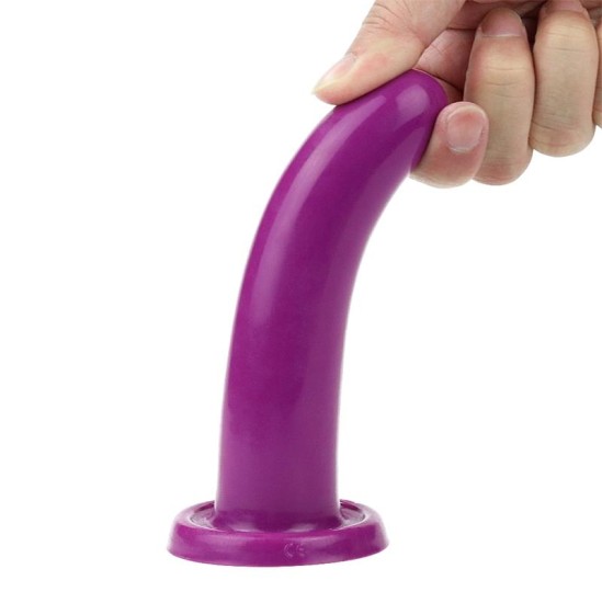 Lovetoy Stimulator Holy Dong 5.5 Liquid Silicone Purple