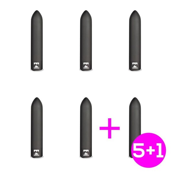 Tardenoche Pakuotėje 5+1 Shady Vibrating Bullet USB Įkraunamas Atsparus vandeniui