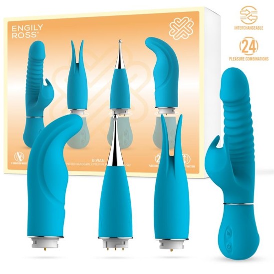 Engily Ross Eivian Interchangeable 4 Pieces Set Vibration and Thrusting