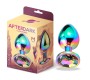 Afterdark Space Journey Multicolor Butt Plug with Jewel Size M