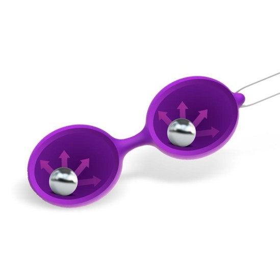 Latetobed Misha Double Kegel Balls Silicone Purple