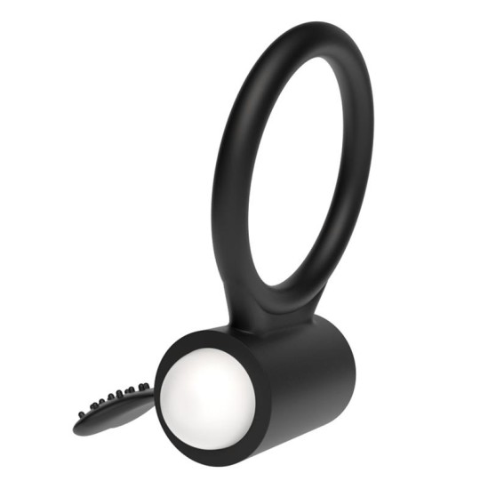 Lovetoy Vibrējošs Cockring Power Clit Black