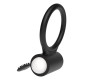 Lovetoy Vibrējošs Cockring Power Clit Black