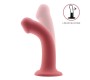 Action Bouncy Liquid Silikona Dildo Hiper Flexible 6,5 - 16,5 cm Izmērs S Burgundy