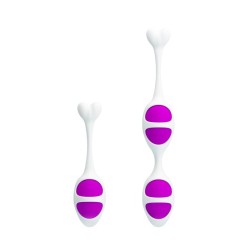 Prettylove Pretty Love ovālas formas Kegel Balls Purple