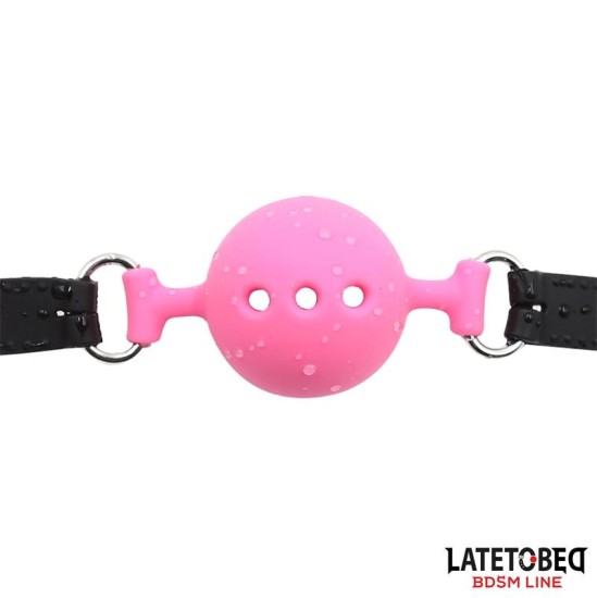 Latetobed Bdsm Line Elpojošs Silikona Ball Gag S - 4 cm